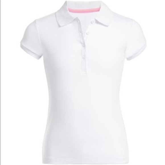 Nautica Girls Uniform Polo Shirt /Sz:L/6/NWT - Picture 1 of 7